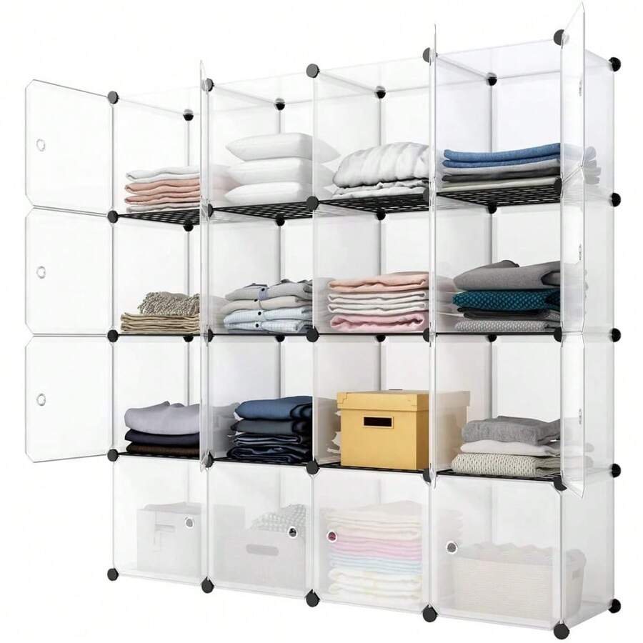 Bookshelf - Scaffale a 16 Cubi, Libreria, Organizzatore