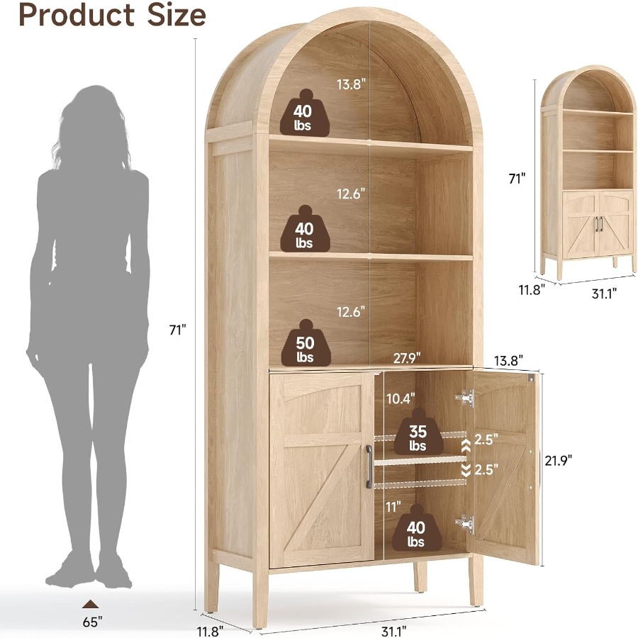 71 Libreria ad arco per soggio - Bookshelf recensione e prezzo