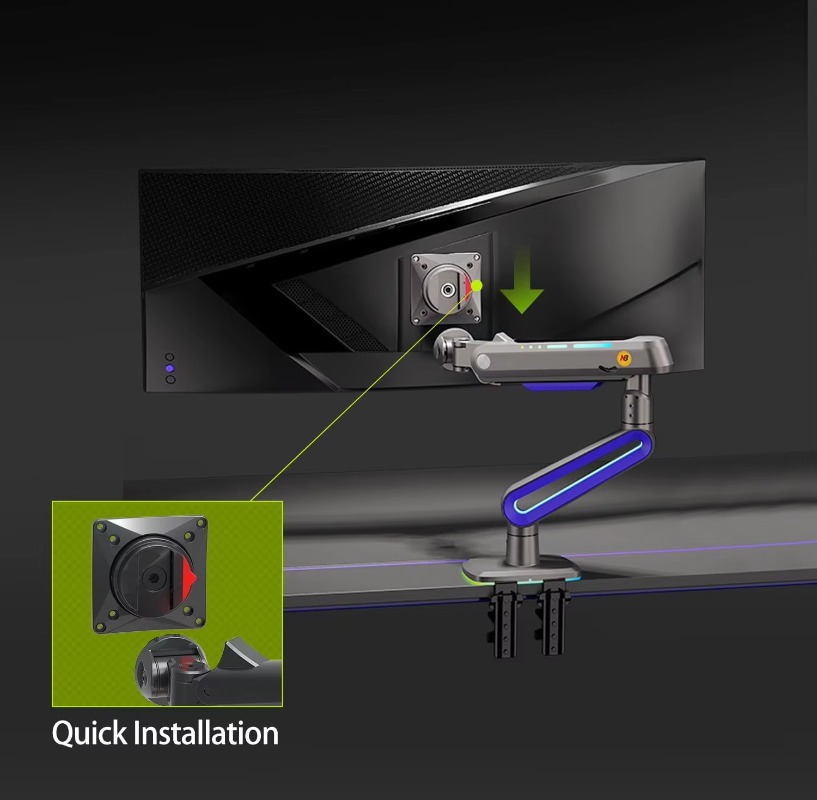 Braccio per monitor da gioco E - Monitor Stand recensione e prezzo